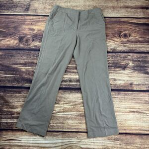 RAFAELLA - WOMEN'S GRAY FLAT FRONT Straight DRESS PANTS - SIZE 10